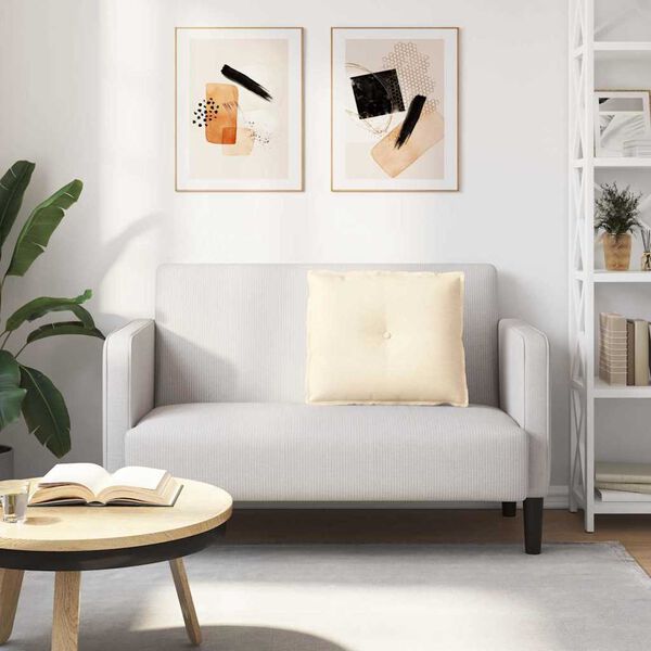 vidaXL Pol&scaron;t&aacute;ř na z&aacute;da Kr&eacute;mov&aacute; 60 x 50 cm Žebrovan&aacute; l&aacute;tka