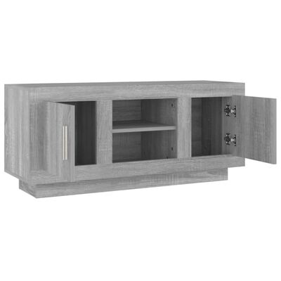 vidaXL TV skříňka šedá sonoma 102 x 35 x 45 cm kompozitní dřevo