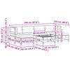 vidaXL Zahradn&iacute; lounge set 7 pcs Voskově Hněd&aacute; Masivn&iacute; borovice