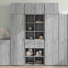 vidaXL Skříň highboard šedá sonoma 70 x 42,5 x 185 cm kompozitní dřevo