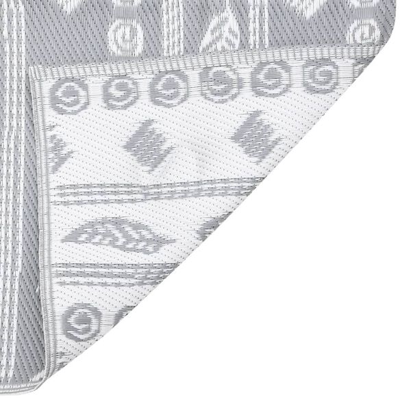 vidaXL Venkovní koberec ARAKIL šedý 140 x 200 cm PP