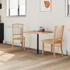 vidaXL J&iacute;deln&iacute; židle 2 pcs Př&iacute;rodn&iacute; 50 x 52,5 x 91 cm