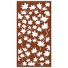 vidaXL Zahradn&iacute; n&aacute;stěnn&aacute; dekorace 105 x 55 cm corten Javorov&yacute; list