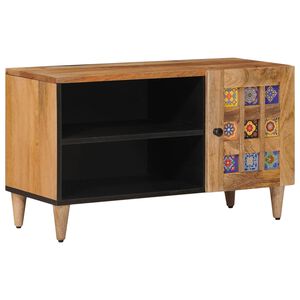 vidaXL Televizn&iacute; skř&iacute;ň Př&iacute;rodn&iacute; 80 x 33 x 46 cm Masivn&iacute; mangov&eacute; dřevo