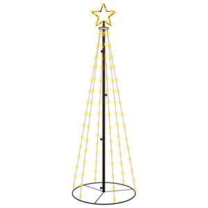 vidaXL V&aacute;nočn&iacute; stromek kužel 108 tepl&yacute;ch b&iacute;l&yacute;ch LED diod 70 x 180 cm