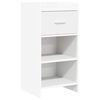 vidaXL Serv&iacute;rovac&iacute; skř&iacute;ň B&iacute;l&aacute; 40 x 36 x 80 cm Kompozitn&iacute; dřevo