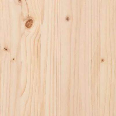 vidaXL Truhlík s policí 111,5 x 111,5 x 81 cm masivní borové dřevo