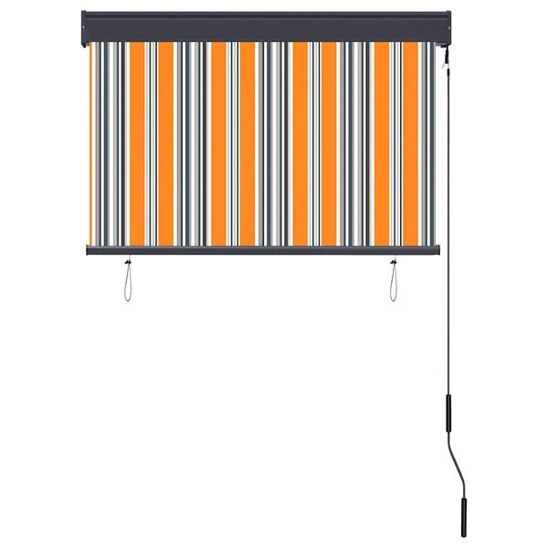 vidaXL Venkovn&iacute; roleta 100 x 250 cm žlutomodr&aacute;