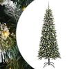 vidaXL Uměl&yacute; v&aacute;nočn&iacute; stromeček Zelen&aacute; 240 cm PVC, plast a ocel