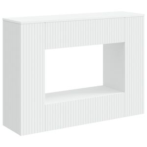 vidaXL Konzolov&yacute; stolek B&iacute;l&yacute; 101 x 29 x 74 cm Dřevěn&yacute; materi&aacute;l