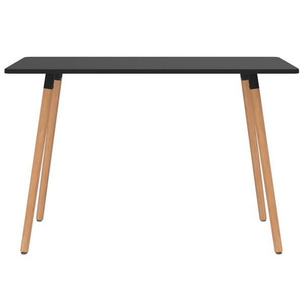 vidaXL 7d&iacute;ln&yacute; j&iacute;deln&iacute; set tyrkysov&yacute; a čern&yacute;