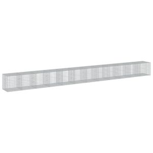 vidaXL Gabionov&yacute; ko&scaron; s v&iacute;kem 1 200 x 100 x 100 cm pozinkovan&eacute; železo