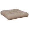 vidaXL Podu&scaron;ka na palety taupe 50 x 50 x 12 cm textil