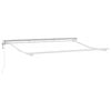 vidaXL Motorized Cassette Awning Frame 3 x 2 m B&iacute;l&yacute; Ocel