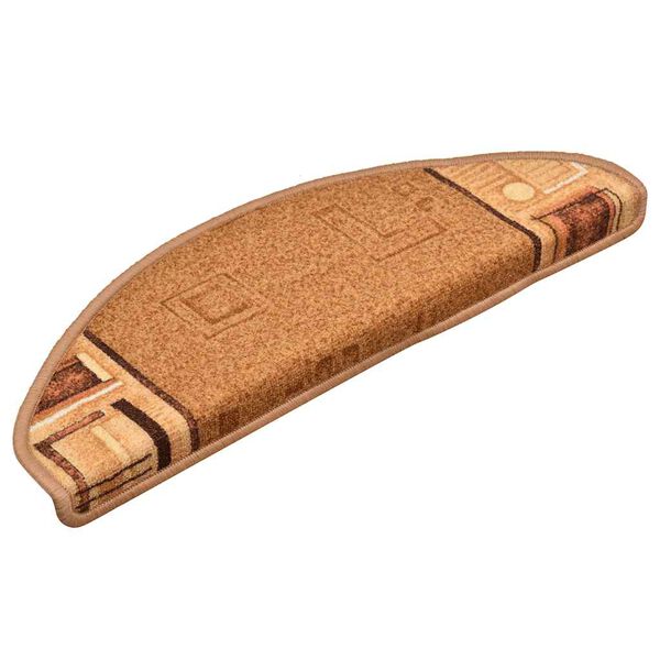 vidaXL N&aacute;&scaron;lapy na schody samolepic&iacute; 5 ks 65x21x4 cm b&eacute;žov&eacute;