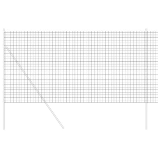 vidaXL Svařovaný drátěný plot Šedá 1.2 x 25 m Ocel