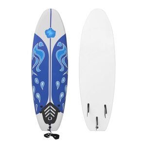 vidaXL Surfov&eacute; prkno, 170 cm, modr&aacute;