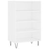 vidaXL Skř&iacute;ň highboard b&iacute;l&aacute; 57 x 35 x 90 cm kompozitn&iacute; dřevo