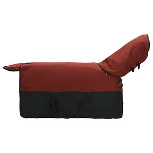 vidaXL Deka pro koně Bordeaux a čern&aacute; 75 cm Polyester
