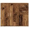 vidaXL Příborník old wood 91 x 29,5 x 75 cm kompozitní dřevo