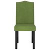vidaXL J&iacute;deln&iacute; židle 4 ks světle zelen&eacute; samet