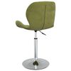 vidaXL Barov&aacute; stolička světle zelen&aacute; samet