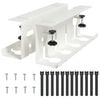 vidaXL Tray na kabely pod stolem 2 ks B&iacute;l&aacute; 43 x 10 x 15 cm Ocel