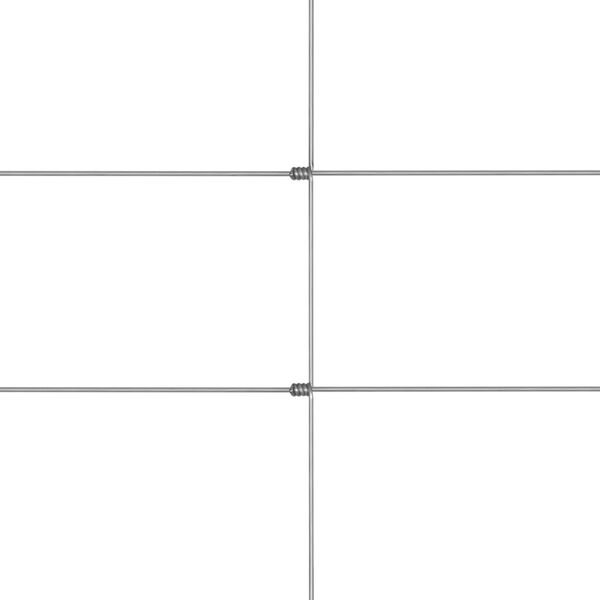 vidaXL Zahradn&iacute; plot pozinkovan&aacute; ocel stř&iacute;brn&yacute; 50 x 1 m