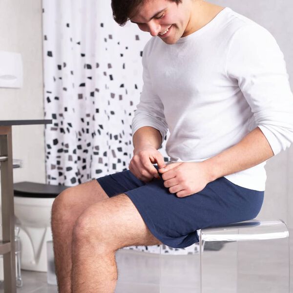 RIDDER Koupelnov&aacute; stolička Trendy transparentn&iacute;