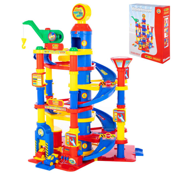 vidaXL 7dílná parkovací garáž se 7 podlažími 77 x 71 x 95 cm PP