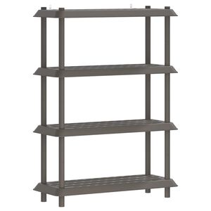 vidaXL Reg&aacute;lov&aacute; jednotka 4 pater 100 x 40 x 136,5 cm PP Světle &scaron;ed&aacute;