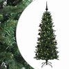 vidaXL Uměl&yacute; v&aacute;nočn&iacute; stromek s v&aacute;nočn&iacute;mi koulemi 120 cm 150 LED