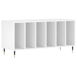 vidaXL Skř&iacute;ňka na LP desky b&iacute;l&aacute; 100 x 38 x 48 cm kompozitn&iacute; dřevo