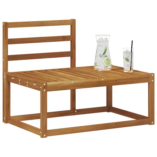 vidaXL Venkovn&iacute; koncov&aacute; pohovka Př&iacute;rodn&iacute; 91 x 63 x 73 cm