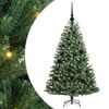 vidaXL Uměl&yacute; Skl&aacute;dac&iacute; V&aacute;nočn&iacute; Strom Zelen&aacute; 120 cm PVC a kov