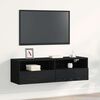 vidaXL TV wall cabinet Čern&yacute; dub 100 x 30 x 30 cm kompozitn&iacute; dřevo