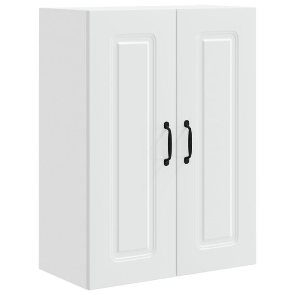 vidaXL Kuchyňsk&aacute; skř&iacute;ň Kalmar B&iacute;l&aacute; 60 x 31 x 80 cm kompozitn&iacute; dřevo