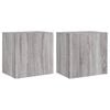 vidaXL N&aacute;stěnn&eacute; TV skř&iacute;ňky 2 ks &scaron;ed&eacute; sonoma 40,5 x 30 x 40 cm kompozit