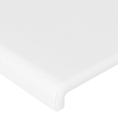 vidaXL Čelo postele 2 ks bílé 100x5x78/88 cm umělá kůže