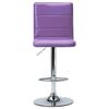 vidaXL Barov&aacute; židle fialov&aacute; uměl&aacute; kůže