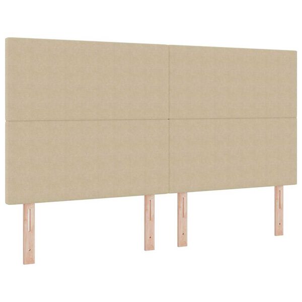 vidaXL LED hlavov&aacute; deska N&aacute;stěnn&yacute; s čelo &Scaron;edozelen&aacute; 180 cm textil