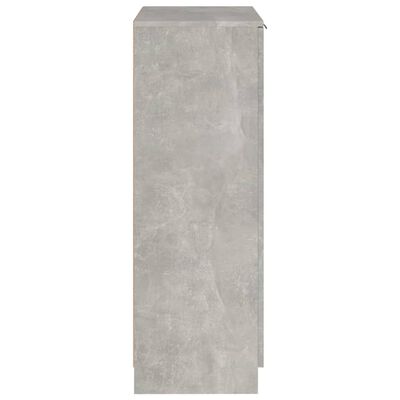 vidaXL Botník betonově šedý 59 x 35 x 100 cm kompozitní dřevo