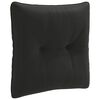 vidaXL Z&aacute;dov&yacute; polstr PUTTEN 100% polyester Čern&aacute; 40 x 40 x 10 cm