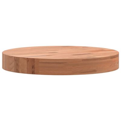 vidaXL Stolní deska Ø 30 x 4 cm kulatá masivní bukové dřevo