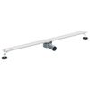 vidaXL 360&deg; odtok na sprchu s slim modelem Stř&iacute;brn&aacute; 100 cm