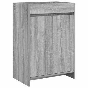 vidaXL Koupelnov&aacute; skř&iacute;ňka pod umyvadlo &Scaron;ed&yacute; Sonoma 56 x 37,5 x 81 cm