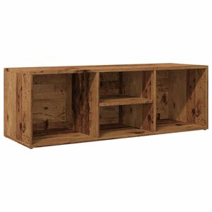 vidaXL Botn&iacute;kov&aacute; lavice old wood 105 x 35 x 35 cm kompozitn&iacute; dřevo