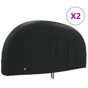 vidaXL Kryc&iacute; plachty na kolo 2 ks 200 x 70 x 110 cm 190T oxford