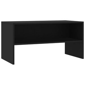 vidaXL TV stolek čern&yacute; 80 x 40 x 40 cm kompozitn&iacute; dřevo