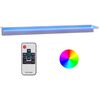 vidaXL Přelivov&yacute; vodop&aacute;d s RGB LED osvětlen&iacute;m nerezov&aacute; ocel 108 cm
